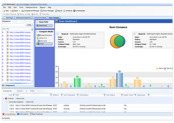 نرم افزار webinspect